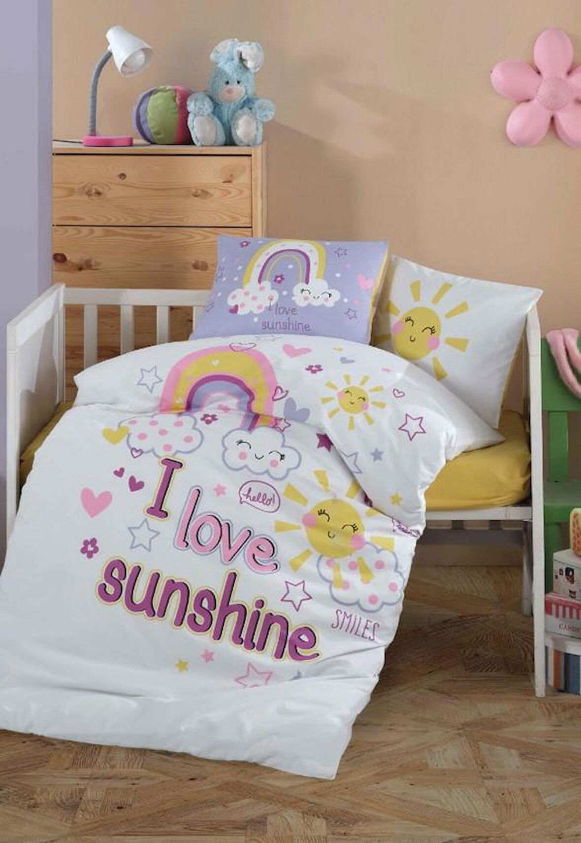 Nishev Bebek Nevresim Takımı Sun Love