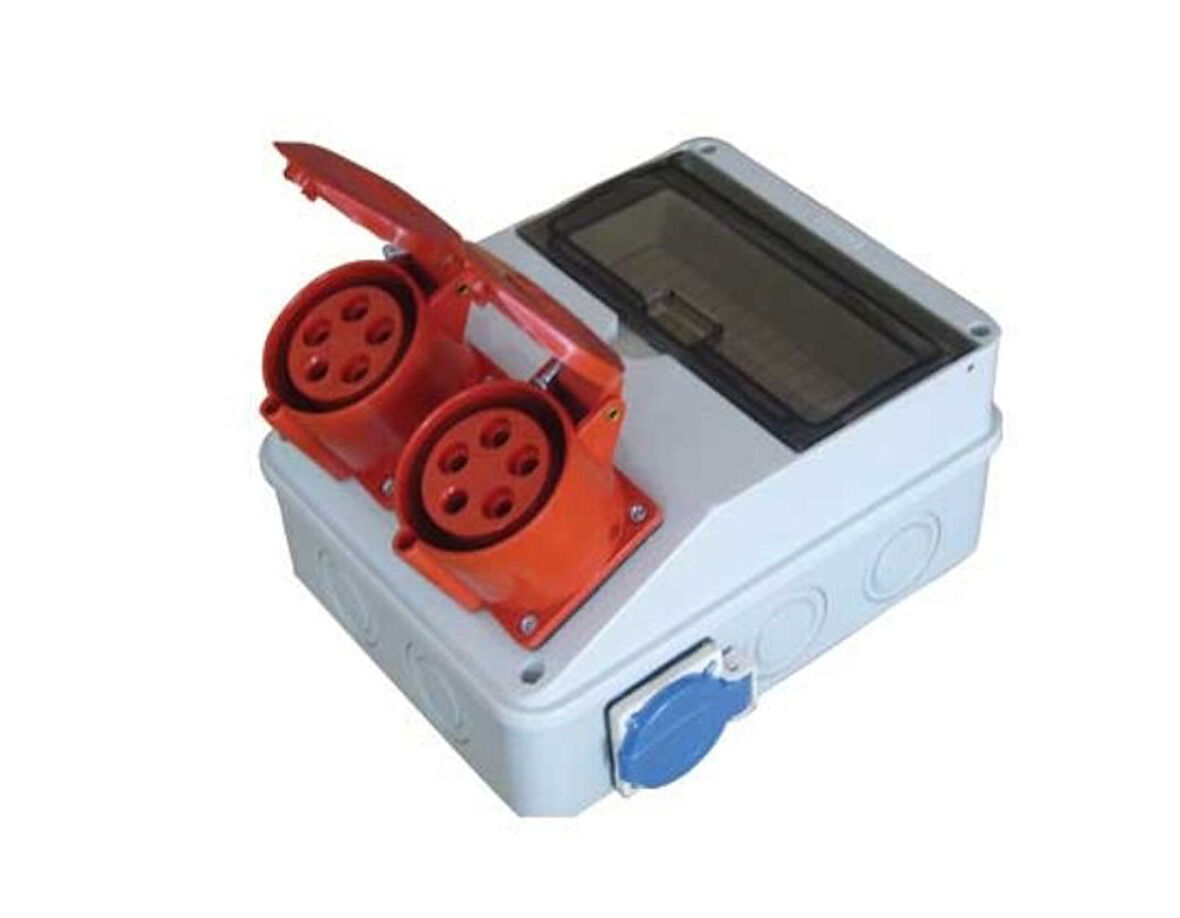 NE-AD Kombinasyon Kutusu 2 Adet 5*16 Priz - 2 Adet 1x16 Priz