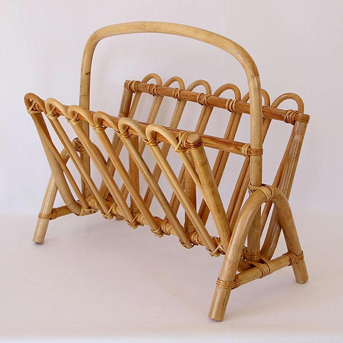 Bohem Rattan Dikdörtgen Gazetelik ve Dekoratif Dergilik, Iskandinav, Modern,