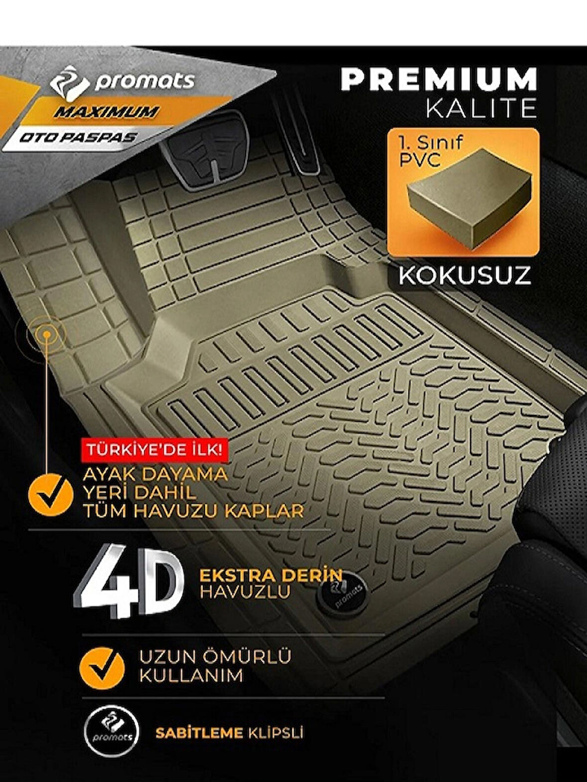 PROMATS  Volkswagen Volt   4-D OTO PASPAS ((MAXIMUM BEJ))