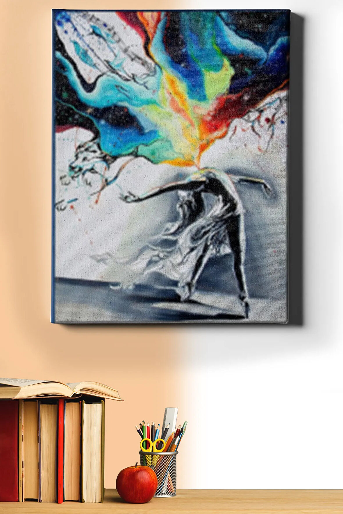 Sayılarla Boyama Seti Kasnaklı Dansın Aurası 40 X 50 Cm