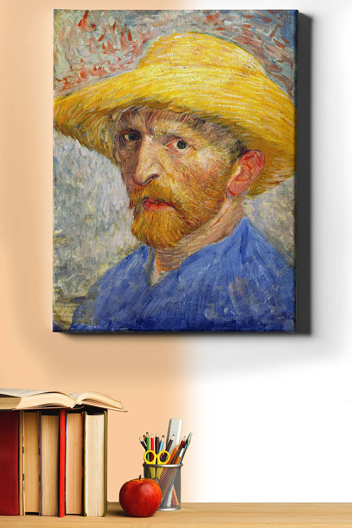 Sayılarla Boyama Seti Kasnaklı Van Gogh Portre 50 X 65 Cm