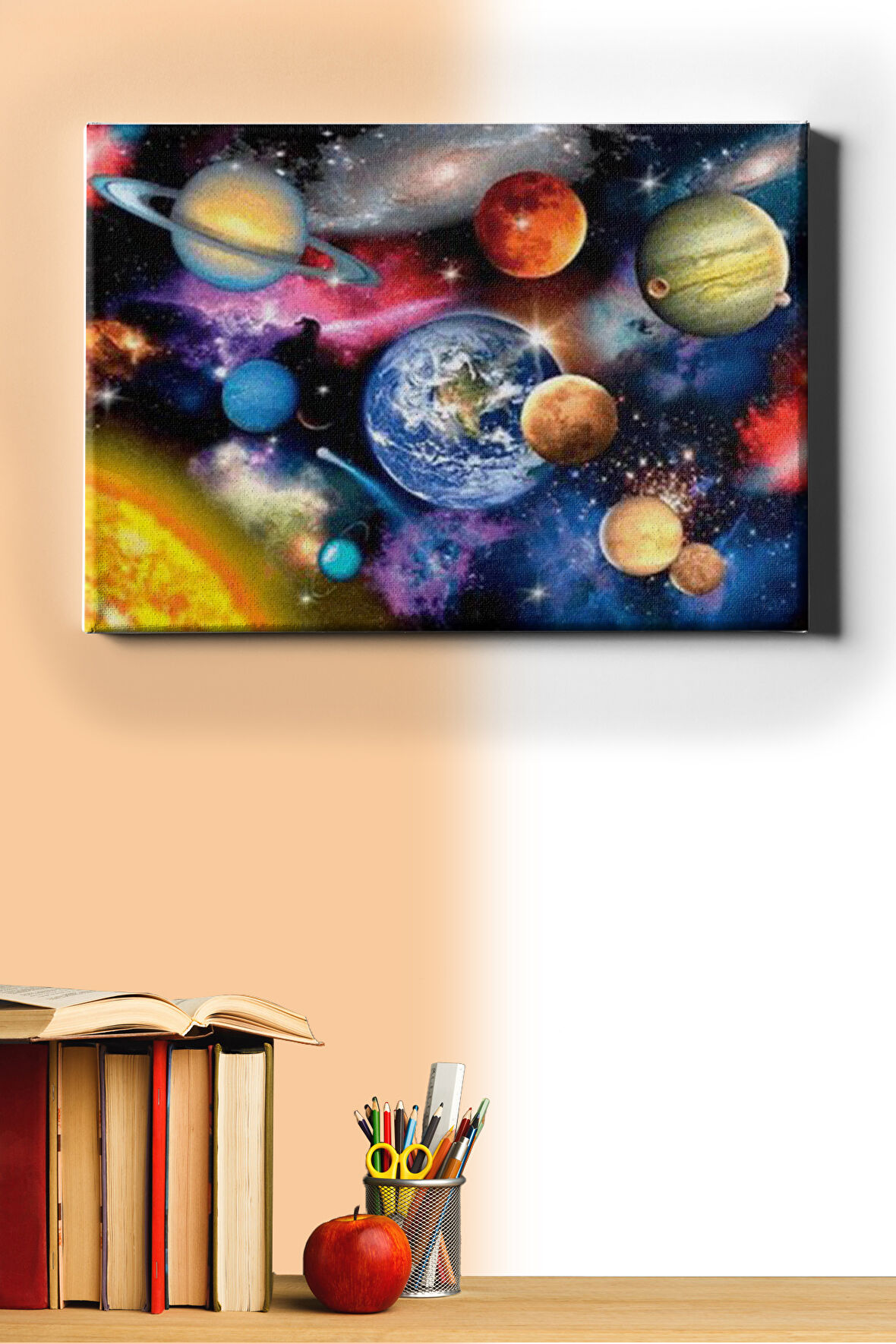 Sayılarla Boyama Seti Kasnaklı Galaksi 40 X 50 Cm