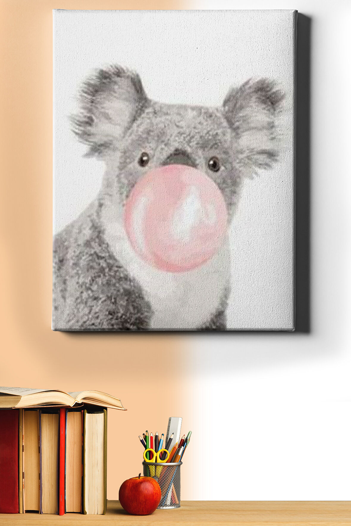 Sayılarla Boyama Seti Kasnaklı Sakız Seven Koala 50 X 65 Cm