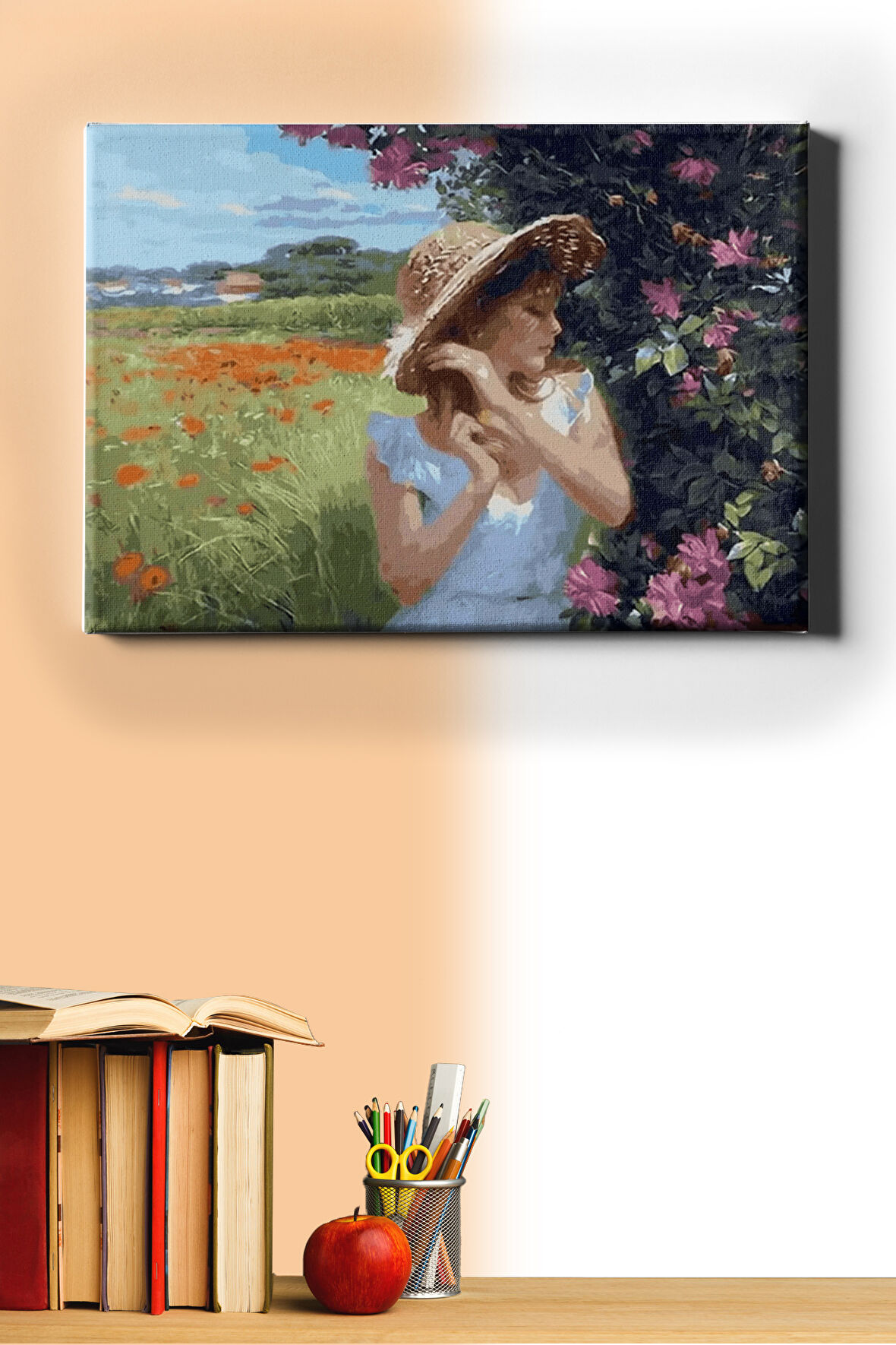 Sayılarla Boyama Seti Kasnaklı Kır Gezisi 60 X 75 Cm