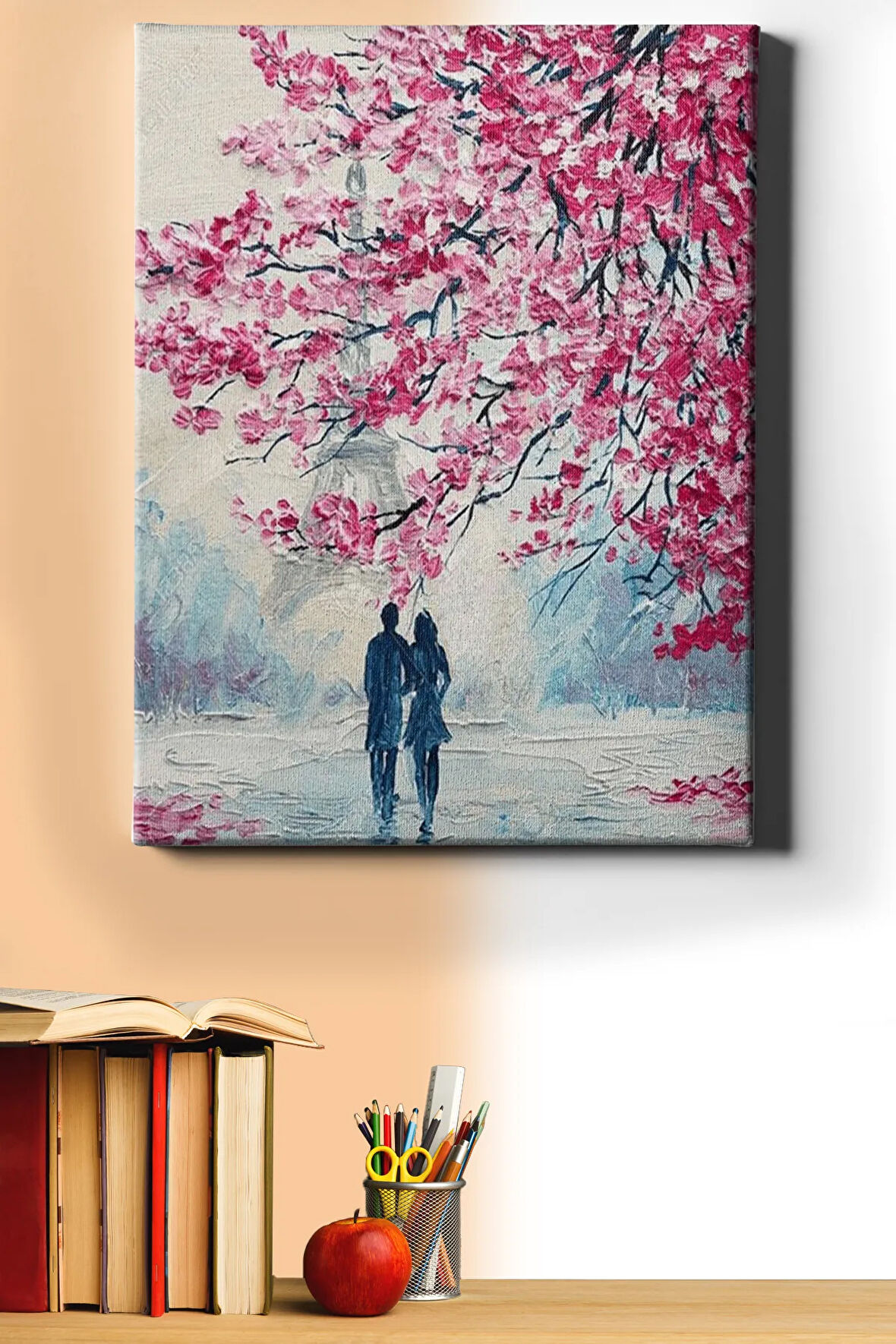 Sayılarla Boyama Seti Kasnaklı Baharın Rengi 40 X 50 Cm