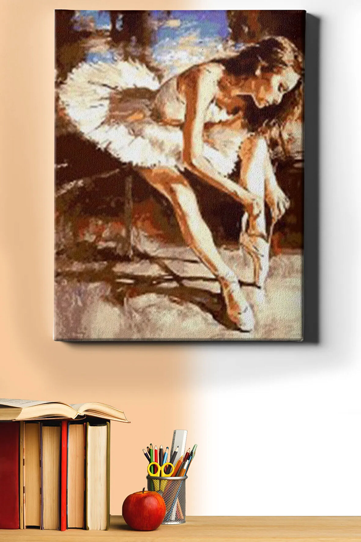 Sayılarla Boyama Seti Kasnaklı Yıldız Balerin 60 X 75 Cm