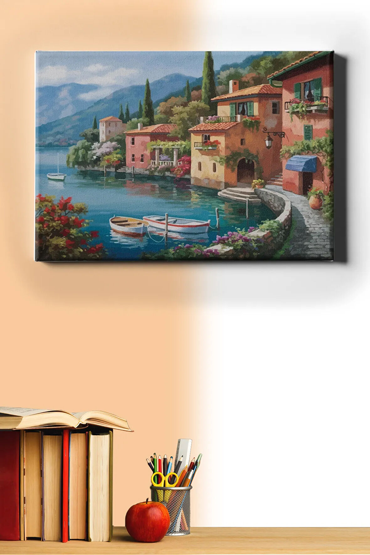 Sayılarla Boyama Seti Kasnaklı Sakin Kıyı 60 X 75 Cm