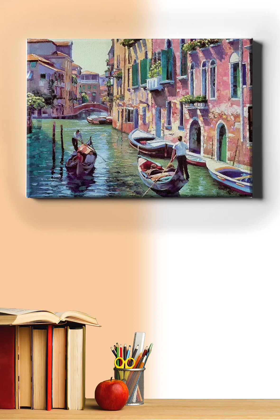 Sayılarla Boyama Seti Kasnaklı Gondol Gezisi 40 X 50 Cm