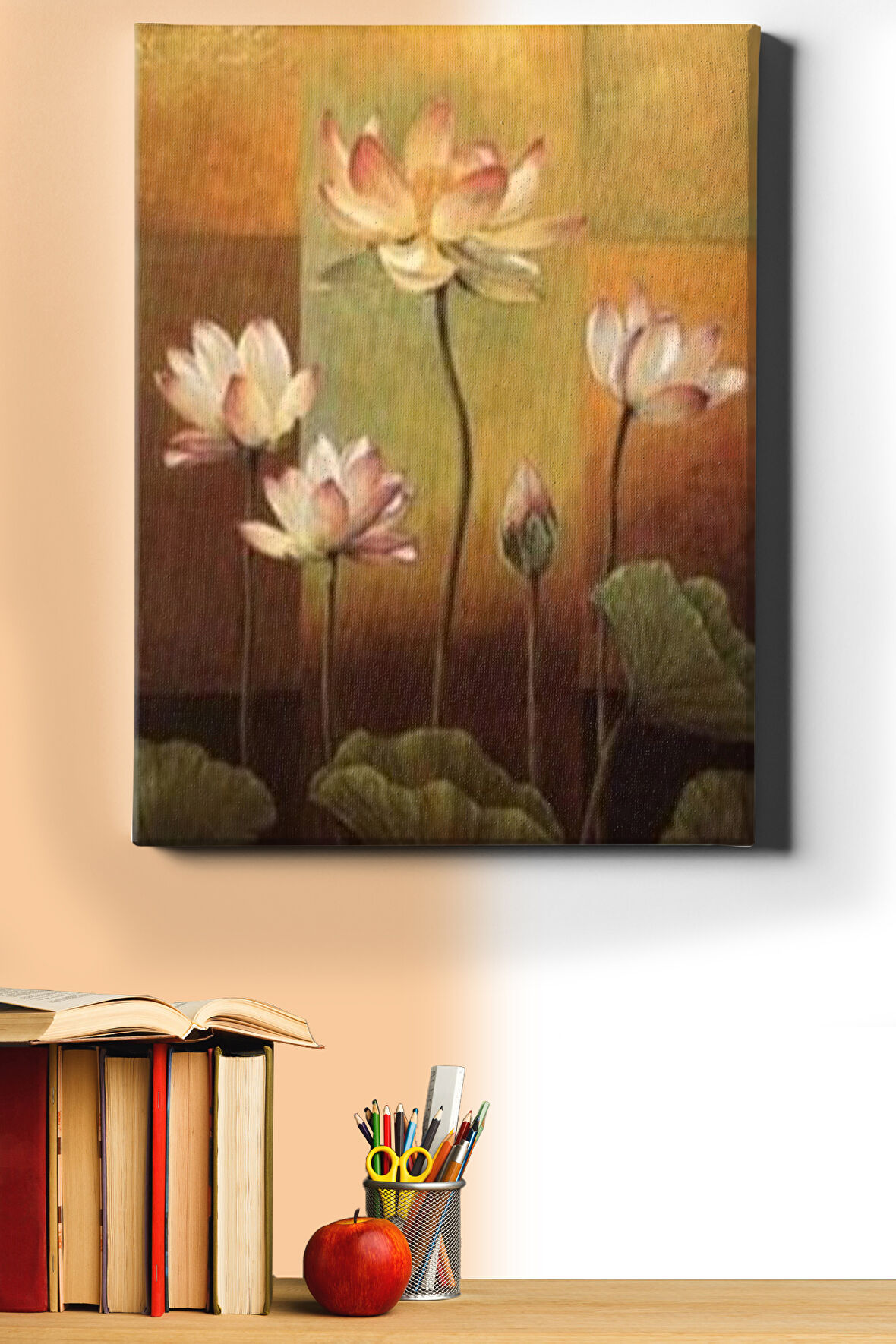 Sayılarla Boyama Seti Kasnaklı Lotus 60 X 75 Cm