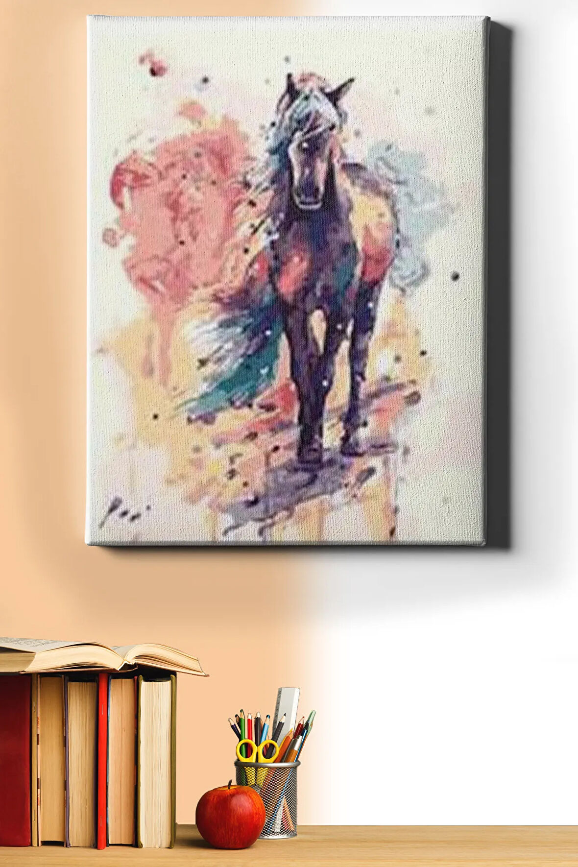 Sayılarla Boyama Seti Kasnaklı Sihirli At 40 X 50 Cm