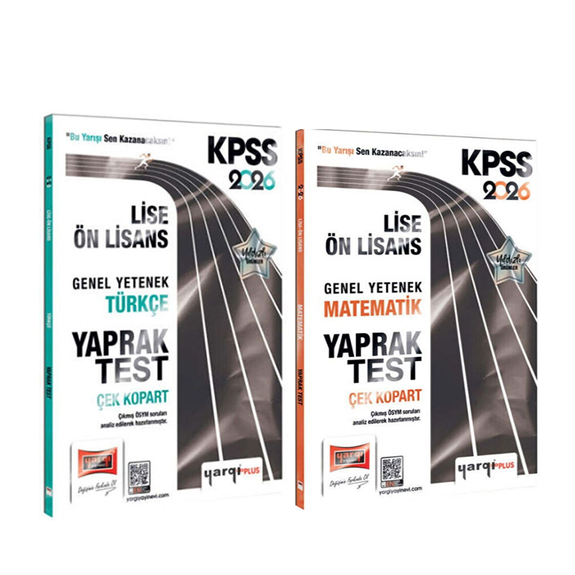 Yargı Yayınları 2026 KPSS Lise Ön Lisans Genel Yetenek Türkçe ve Matematik Yaprak Test Seti 2 Kitap