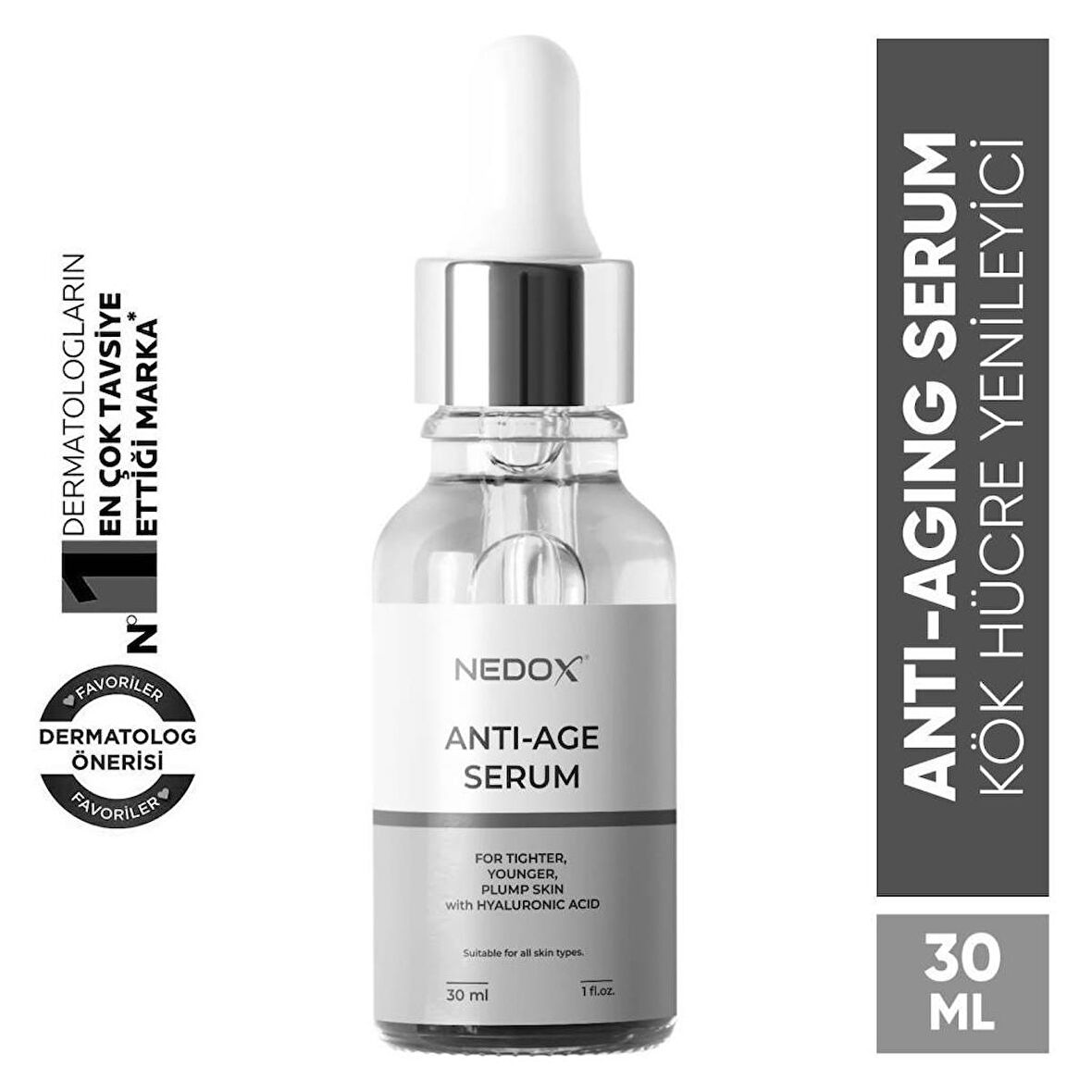 NEDOX Anti Aging Etkili Yaşlanma Karşıtı Serum 30 Ml