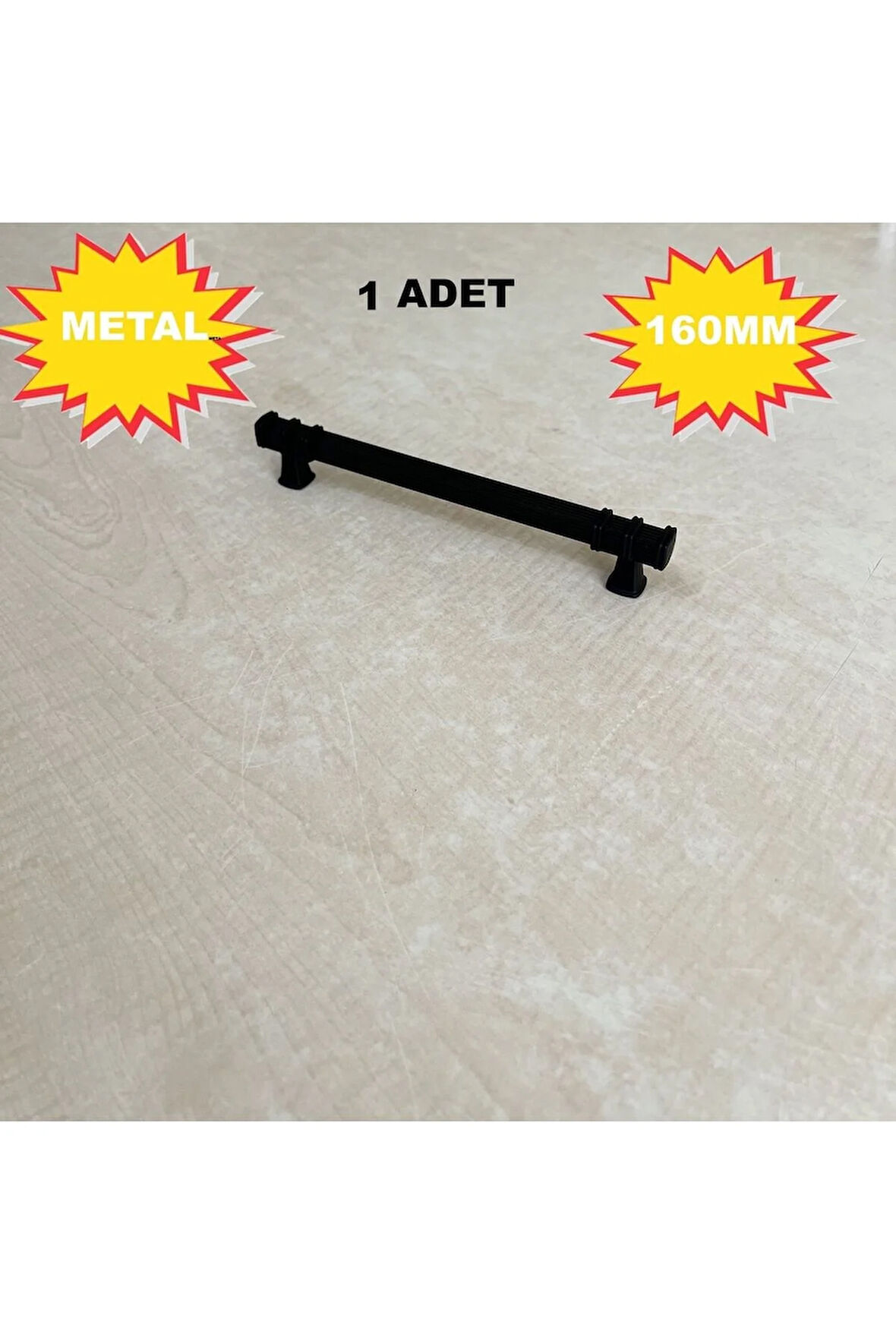 160mm Nehir Model Mobilya Mutfak Çekmece Dolap Dolabı Kulpu Kulbu Kulpları 1 Adet Siyah