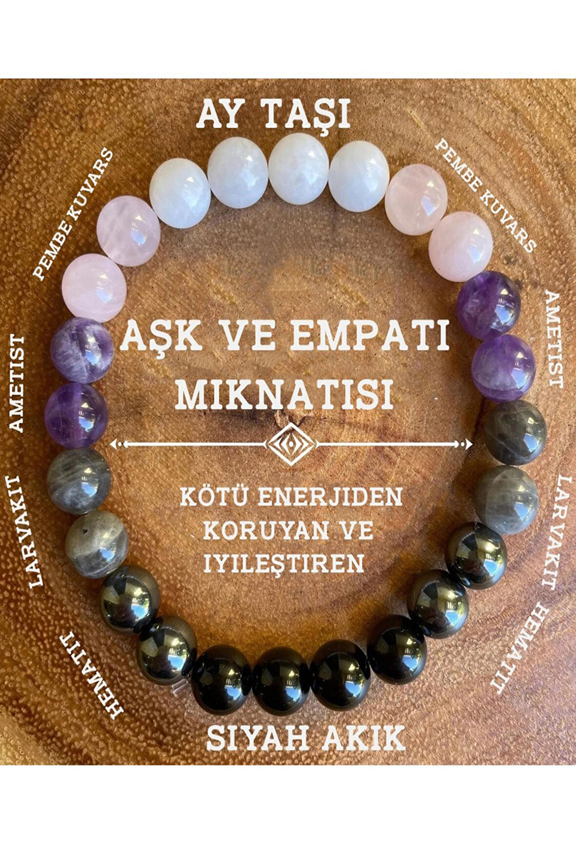 Aşk ve Empati Mıknatısı Bileklik 