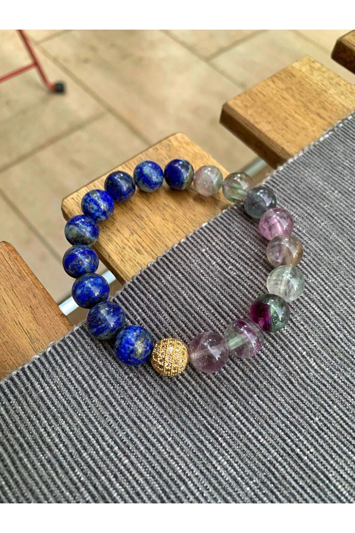 Florit-lapis Lazuli Bileklik
