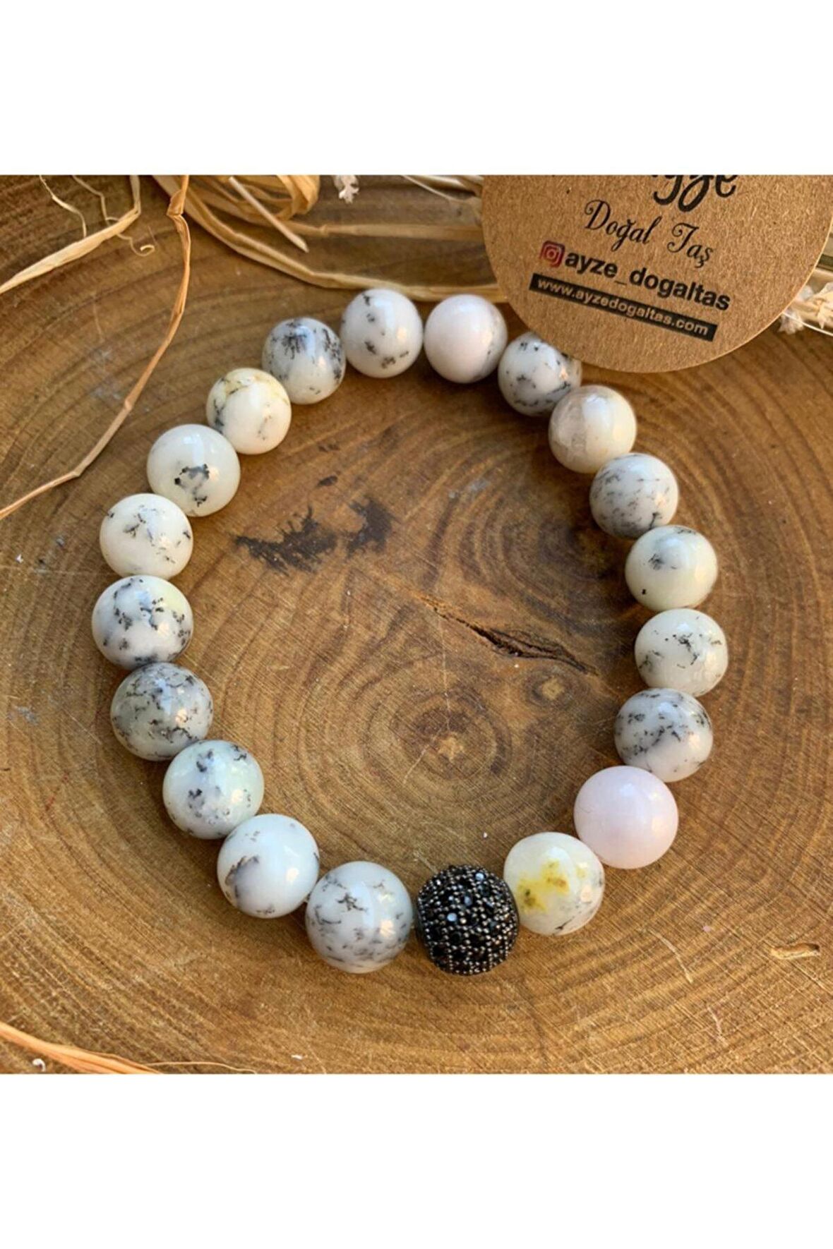 Merlinit(dendiritli Opal) Bileklik