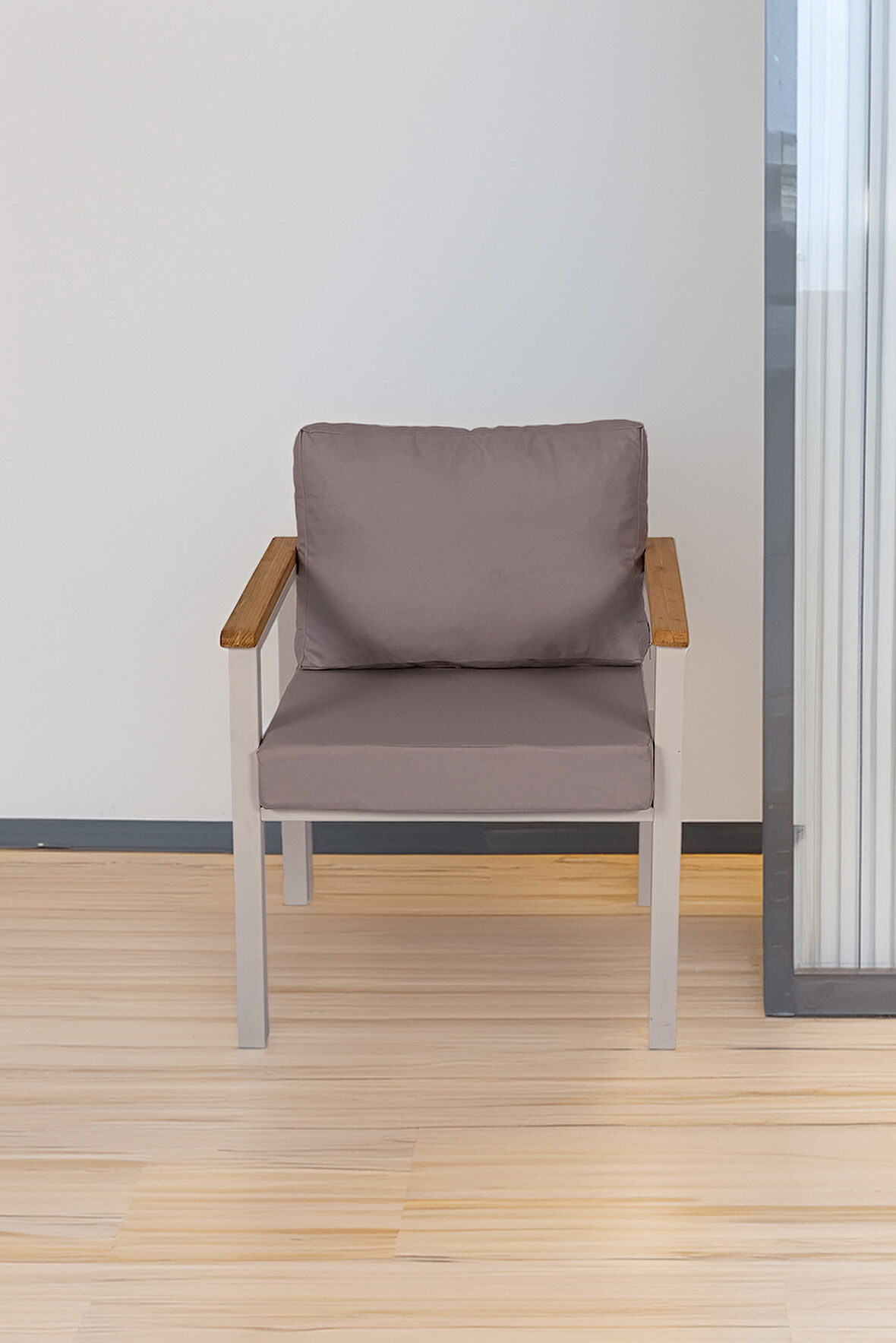 NEOKAS  Balkon Mobilyası, Bahçe Takımı, 1 Koltuk, Kafe Koltuğu, Bekleme Alanı Koltuğu