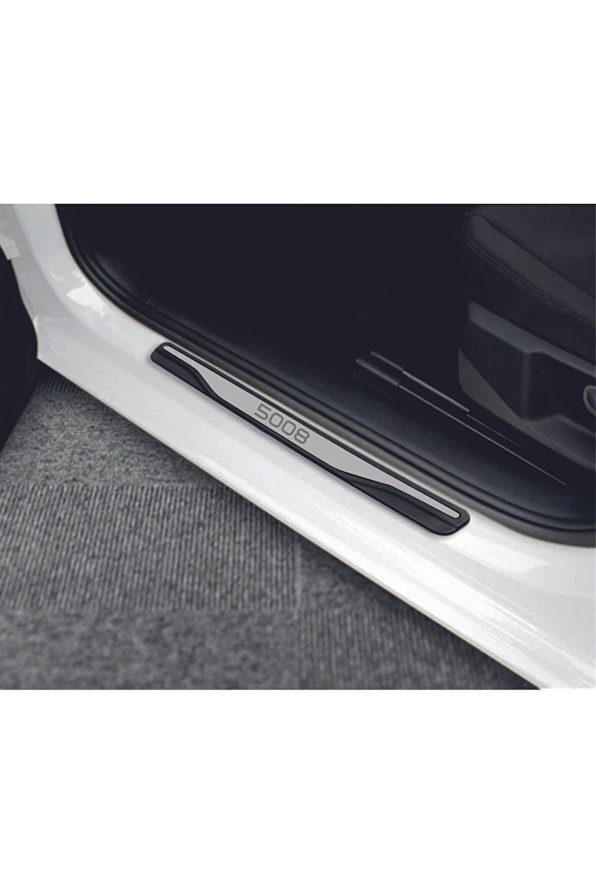 PEUGEOT 5008 TÜM MODELLER NEW KROM KAPI EŞİĞİ 4 PARÇA PASLANMAZ ÇELİK