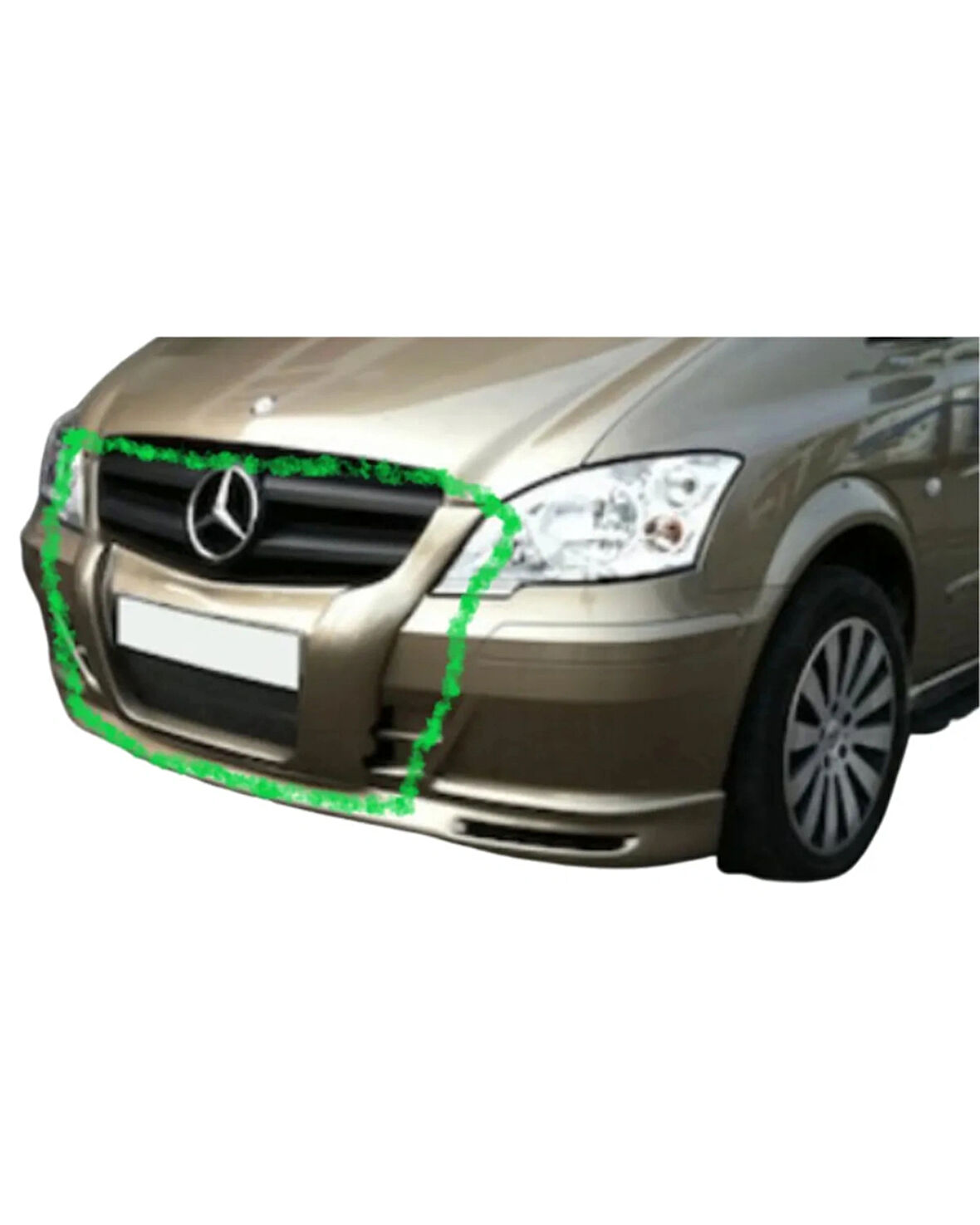  VİTO 2010-2014 ÖN TAMPON BODY (( BOYASIZ ((