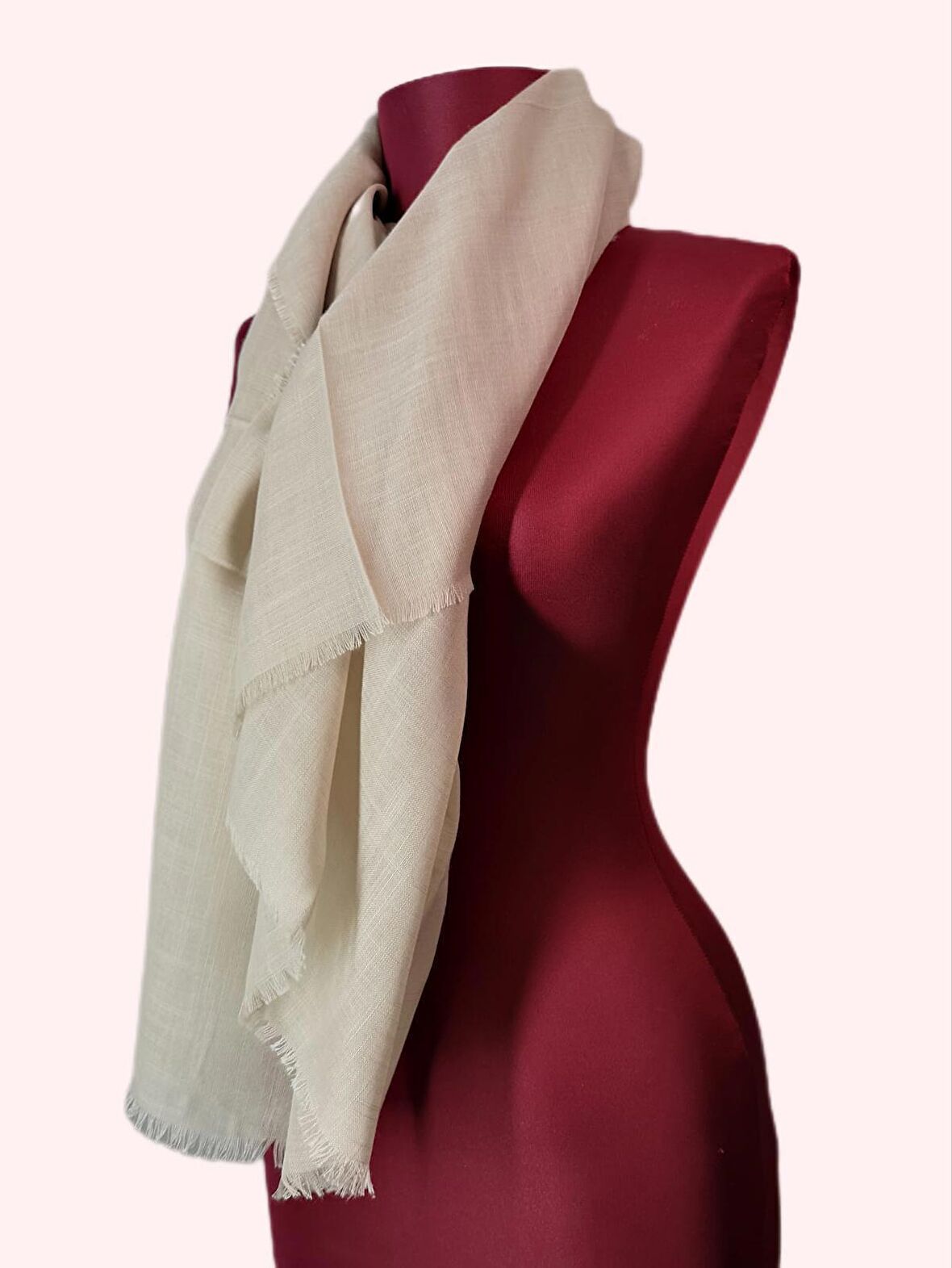 NEOWEAR Flamlı Eşarp Bej