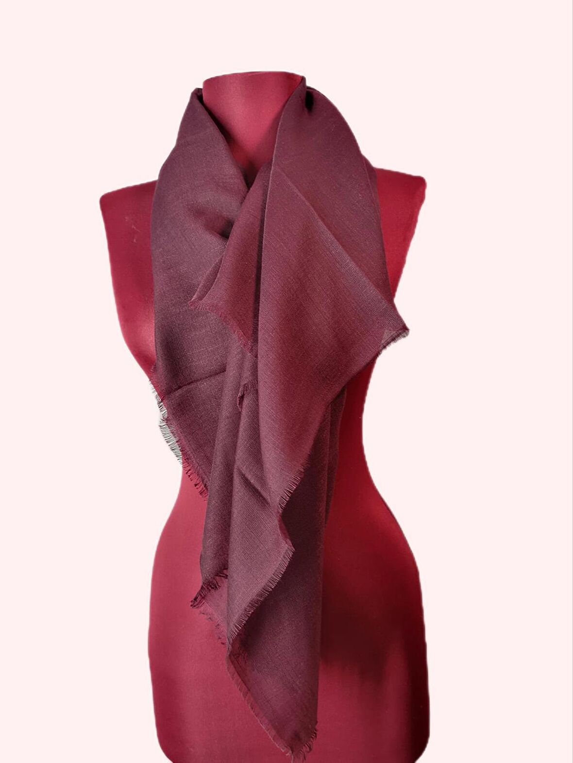 NEOWEAR Flamlı Eşarp Bordo