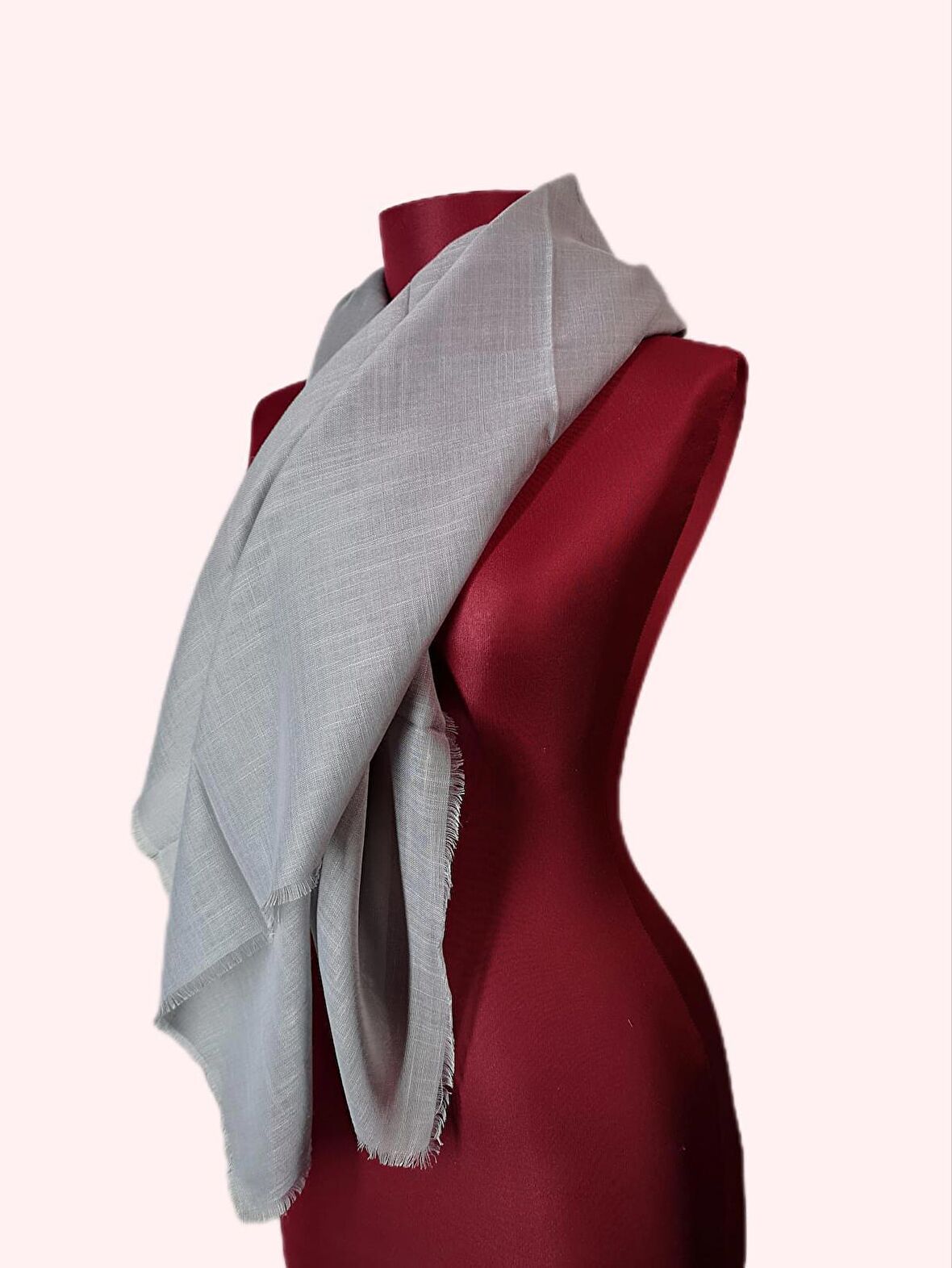 NEOWEAR Flamlı Eşarp Gri