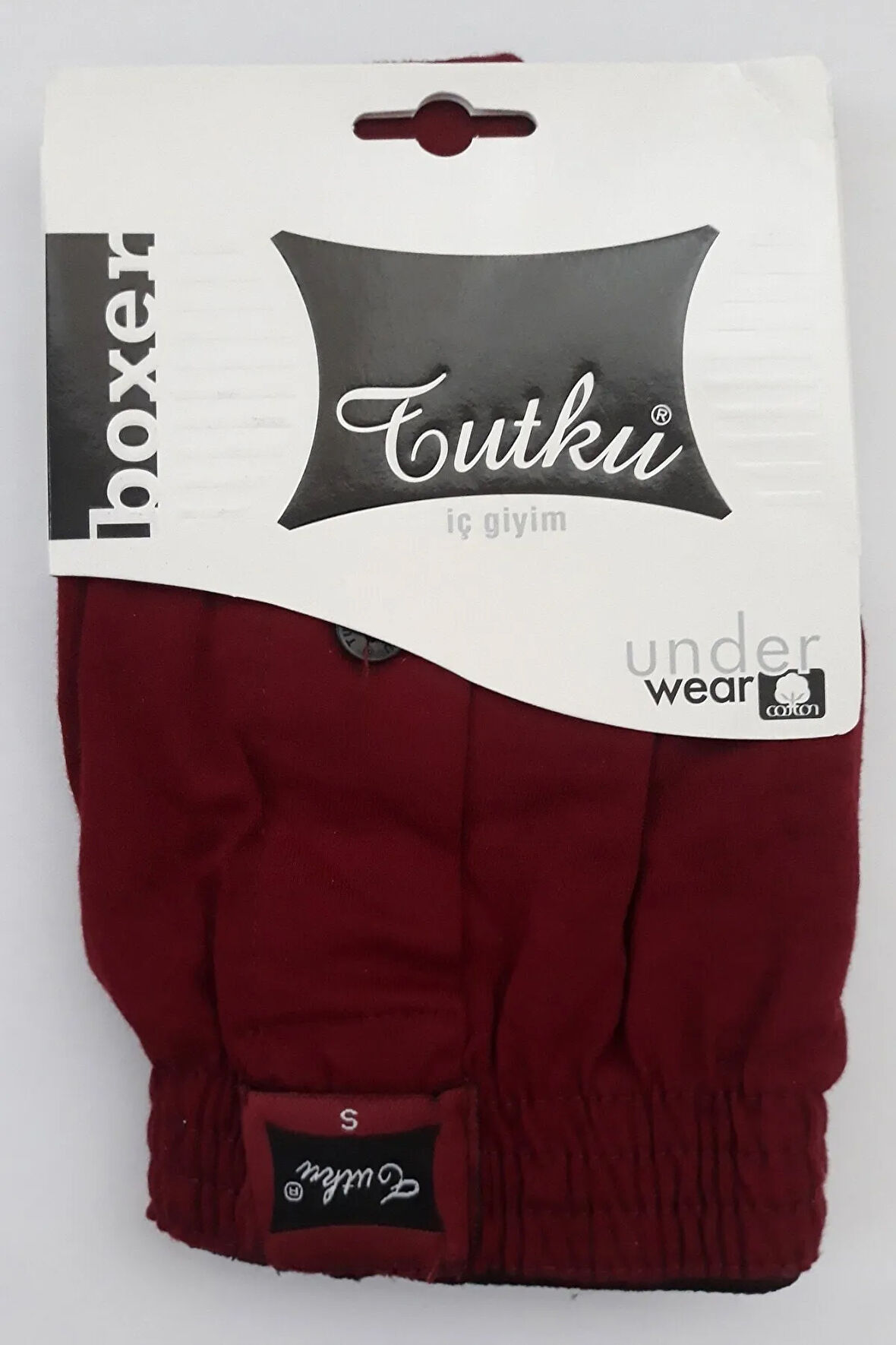 Erkek Lacivert Penye Düğmeli Boxer 3'lü Paket