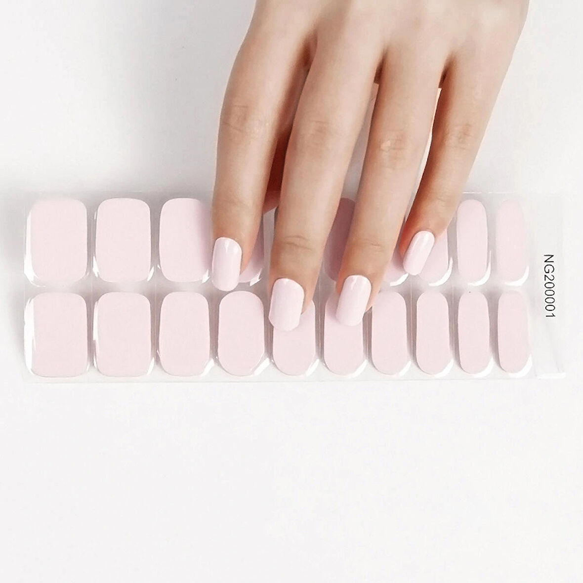 Basic Clean Nude Jel Tırnak, 20 Adet (2 Kullanım)
