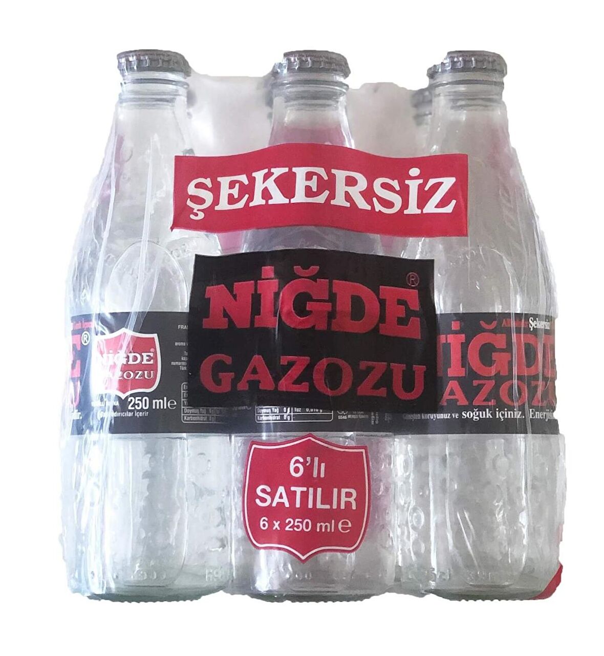 Niğde Gazozu Şekersiz 250 Ml X 6 Adet