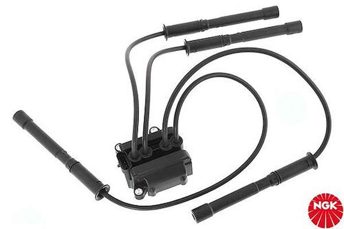 NGK 48007 Ateşleme Bobini Buji Kablolu Renault Clio II Twingo Kangoo Symbol 1.2 16V D4F 01- 8200025256