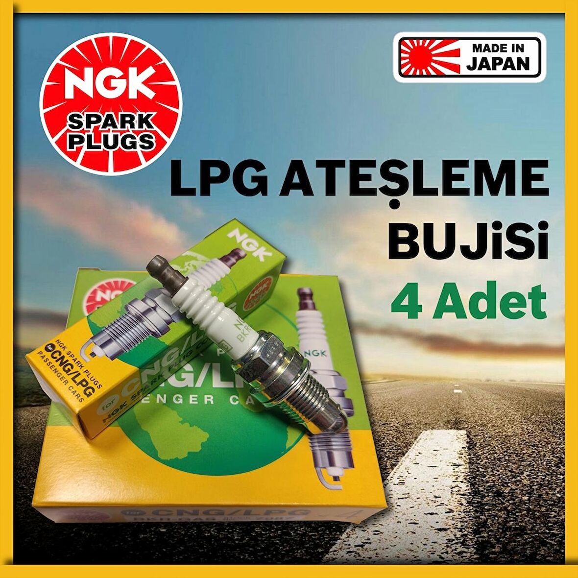 Tofaş Şahin Doğan Kartal Slx 1.6 1.4 İe Ngk Lpg Buji 4 Adet Japan