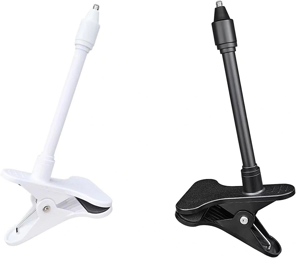 Microcase Kıskaç Tutacaklı 1/4 Vida Girişli Esnek Web Kamera Bebek Kamerası Tutucu - SİYAH AL5013