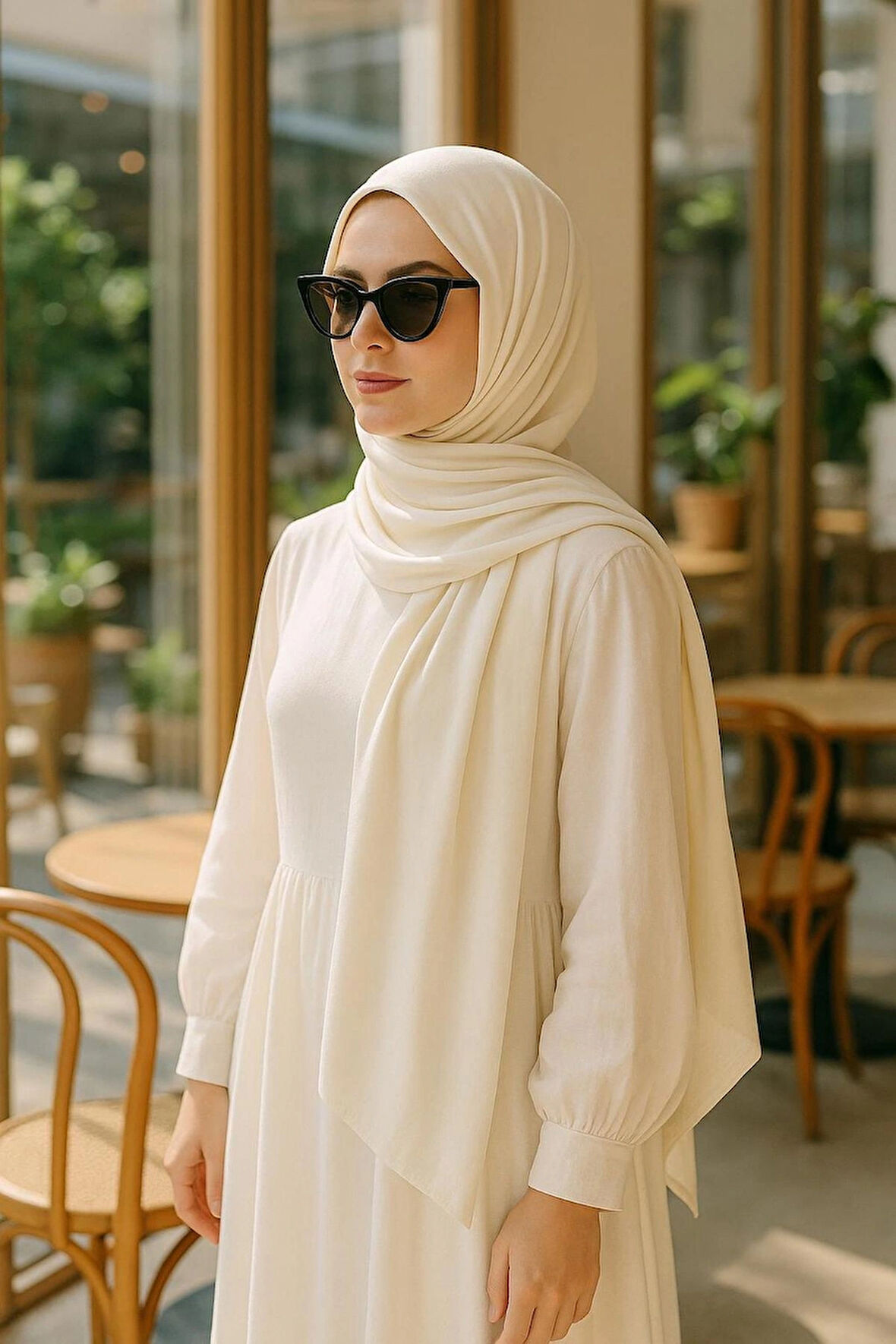 İnce ve Yumuşak Dokuma %100 Penye Şal Pareo 90cmx190cm
