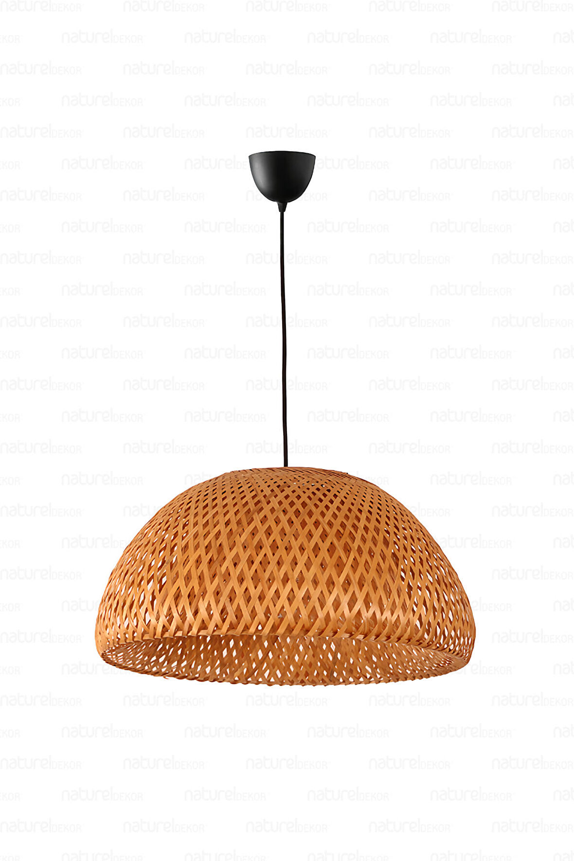 Bohem Bambu Boja Pendant Sarkıt Avize Lamba 45 cm - Iskandinav, Modern, Bohem, Rattan Aydınlatma