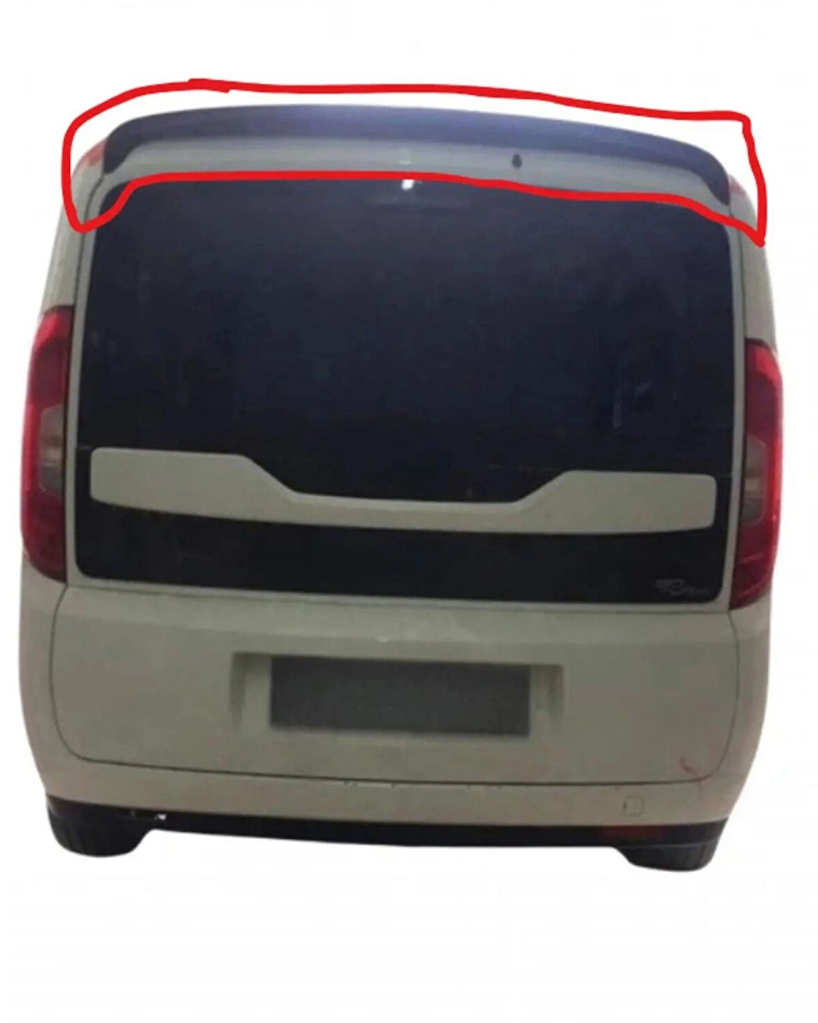  FİAT DOBLO 3-4 2011-2020 FİBER SPOİLER (( BEYAZ BOYALI ))