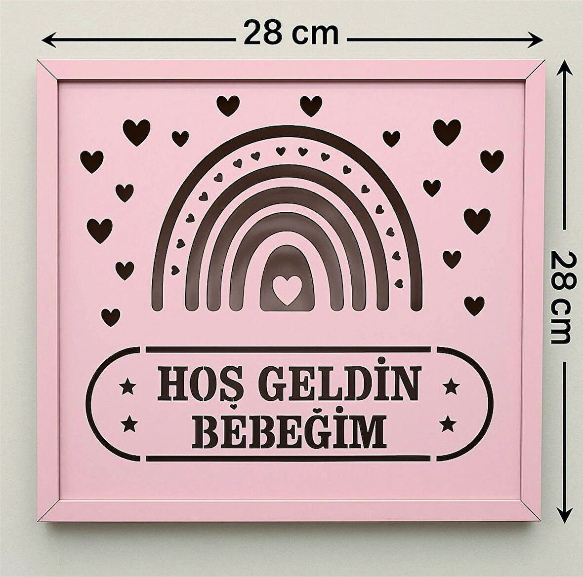 Kişiye Özel Bebek ve Çocuk Odası Led Dekor