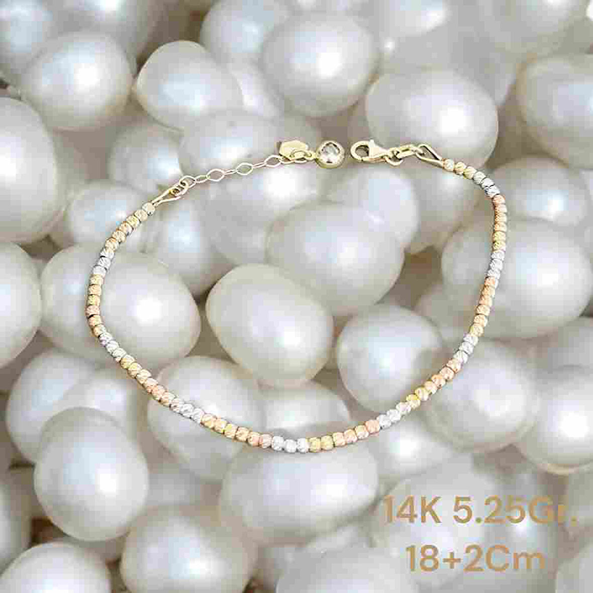 14AYAR 5.25GRAM ALTIN DORİKS BİLEKLİK