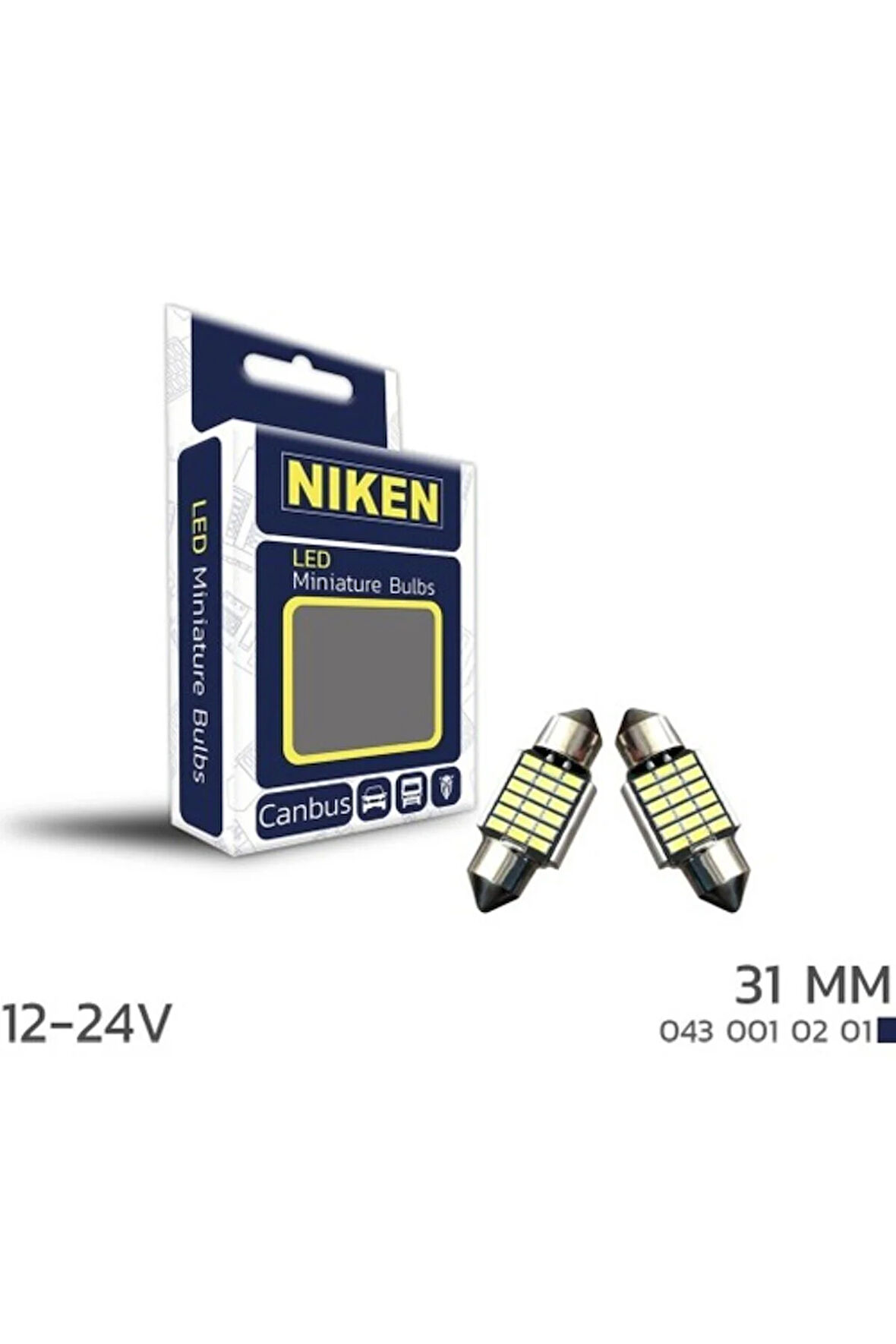 LED Ampul Sofit Canbus LED 31MM 12-24V