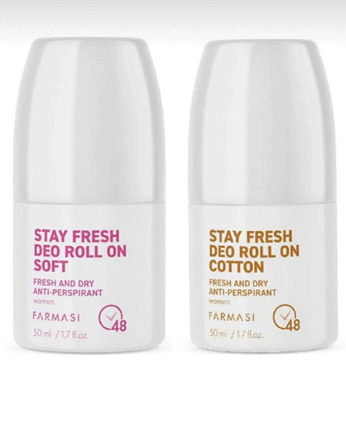 Farmasi Anti-Perspirant Deo Roll On Kadın Soft & Anti-Perspirant Deo Roll On Kadın Cotton