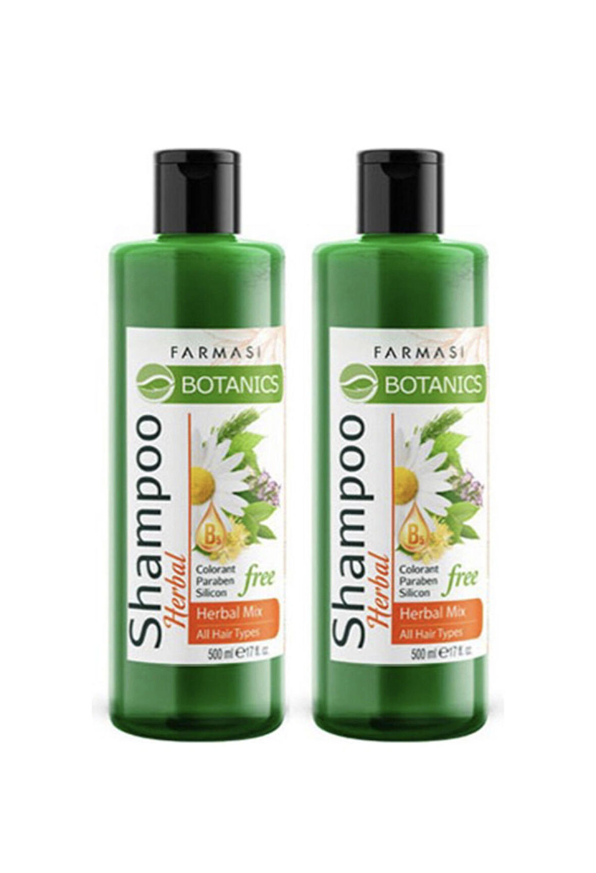 Farmasi Botanıcs Herbal Mix Şampuan 500 ml 2 Adet