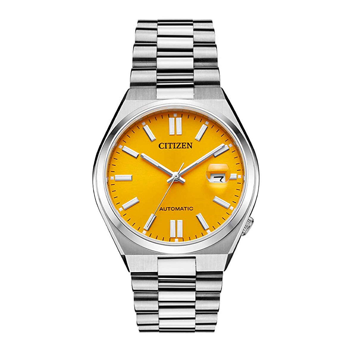Citizen Tsuyosa NJ0150-81Z Erkek Saat – Sarı Kadran, Otomatik Mekanizma, Safir Cam