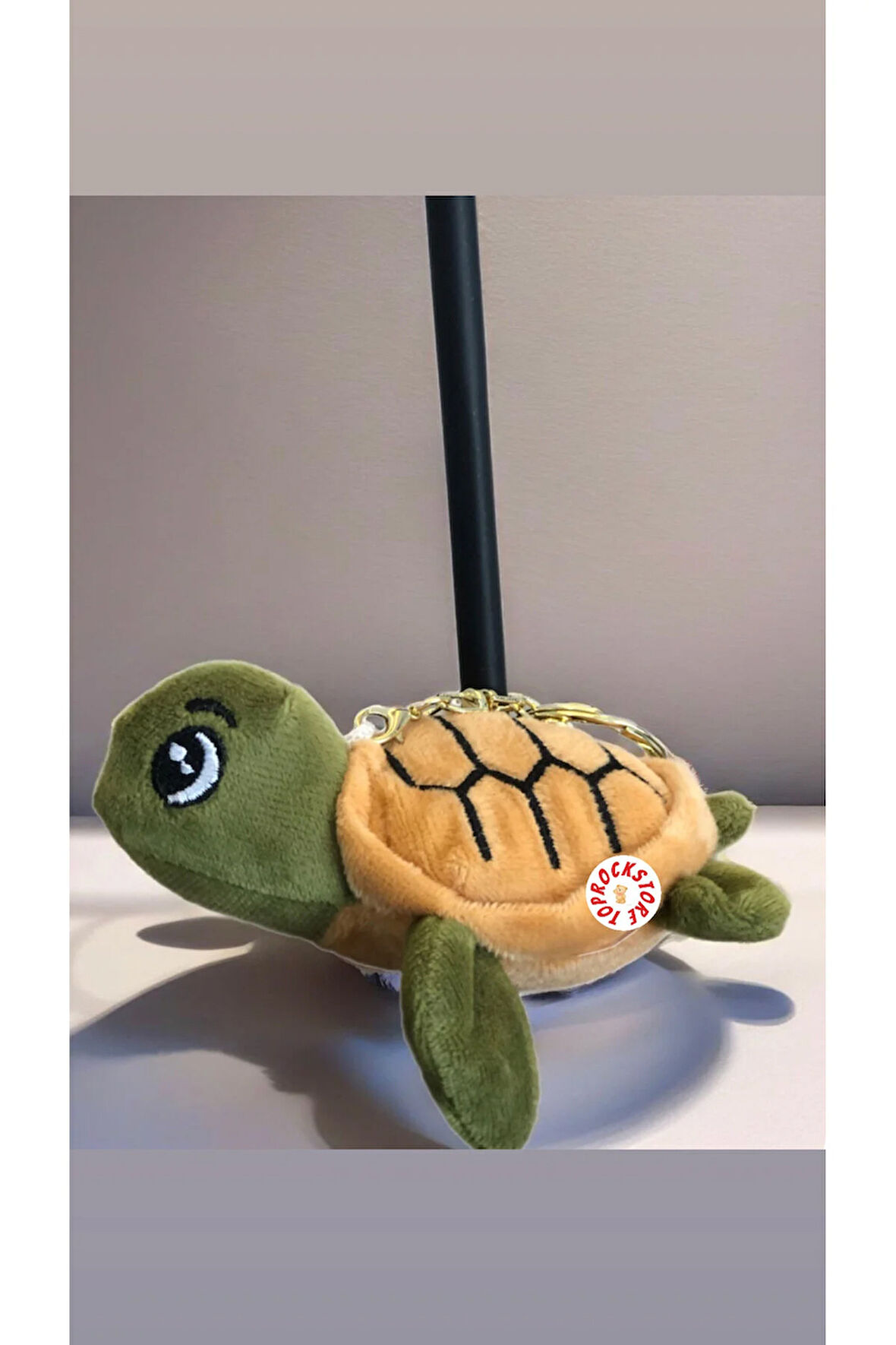 Sevimli Caretta Kaplumbağa Peluş Oyuncak Desenli Anahtarlık Hediyelik Uyku Arkadaşı 11 CM