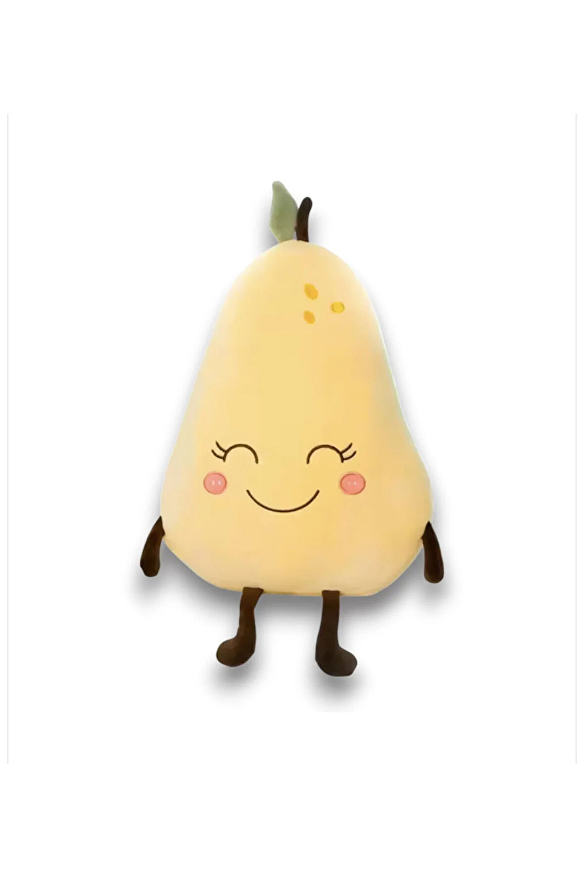 Sevimli Meyve Armut Peluş Oyuncak Hediyelik Uyku Arkadaşı 30 cm