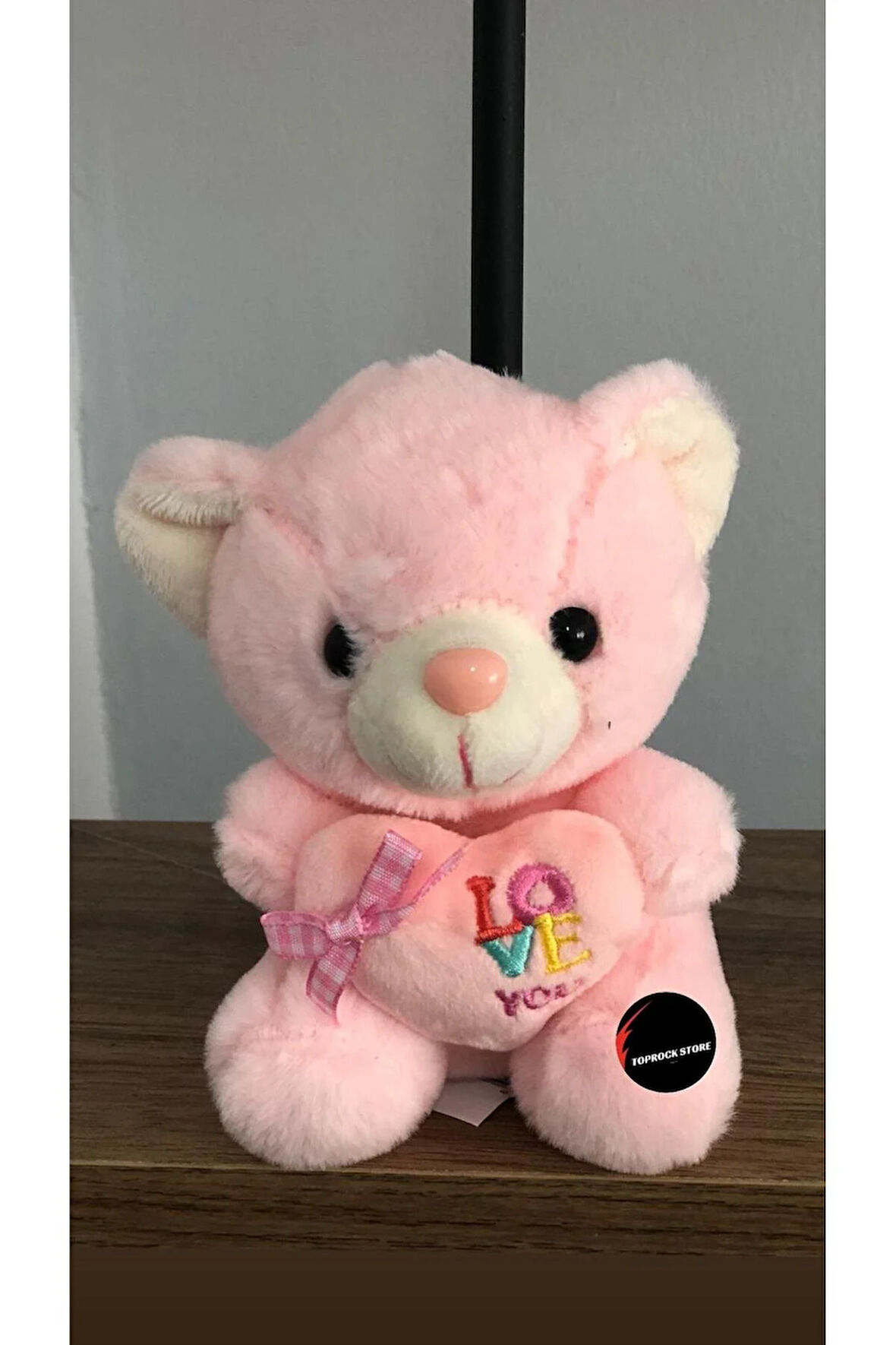 Sevimli Kalp Tutan Love Yazan Ayıcık Anahtarlık Hediyelik Uyku Arkadaşı 15 Cm