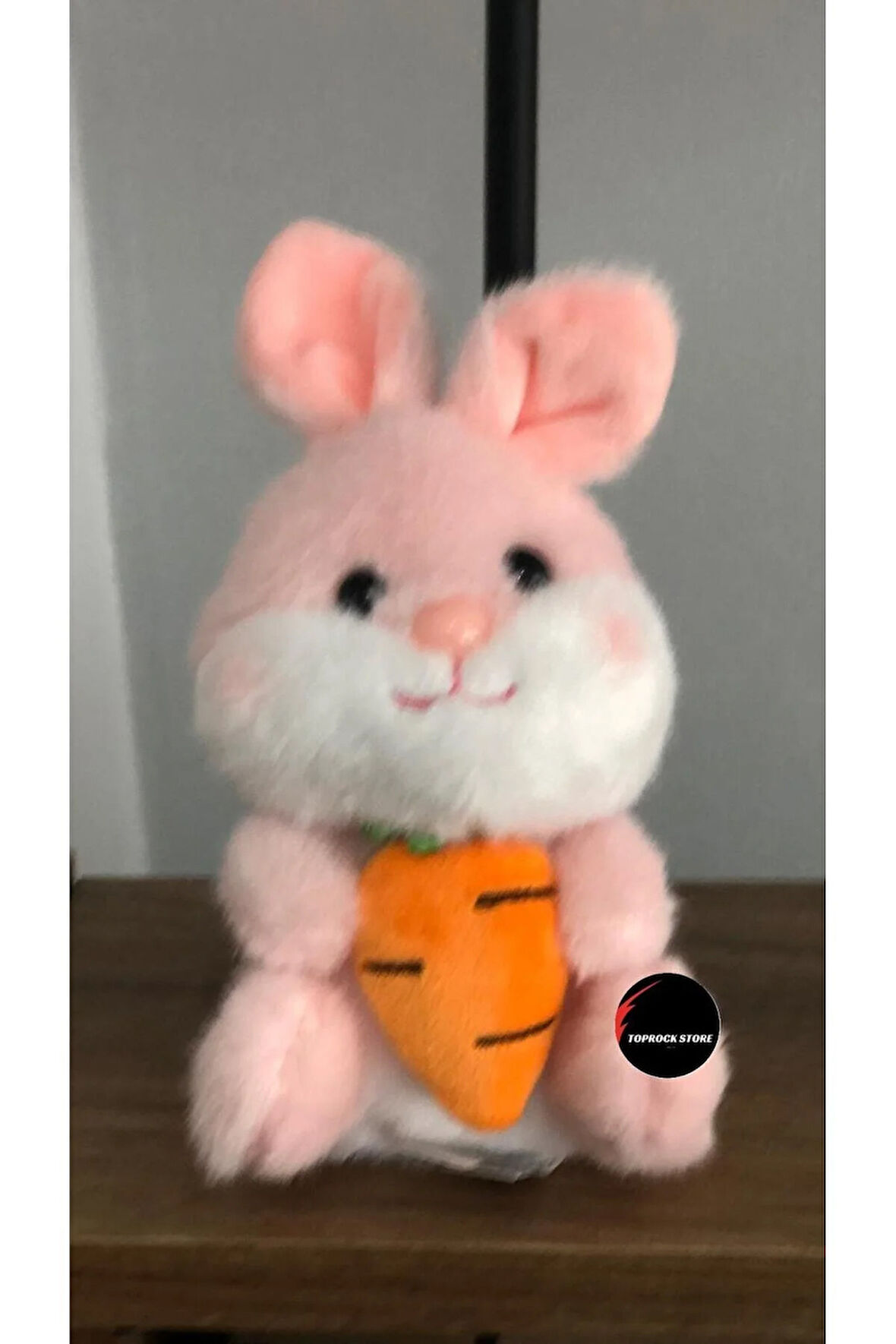 Sevimli Havuçlu Tavşan Peluş Oyuncak Anahtarlık Hediyelik Uyku Arkadaşı 15 Cm