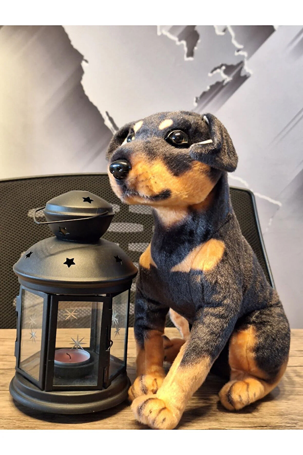 SEVİMLİ DOBERMAN KÖPEĞİ 35cM