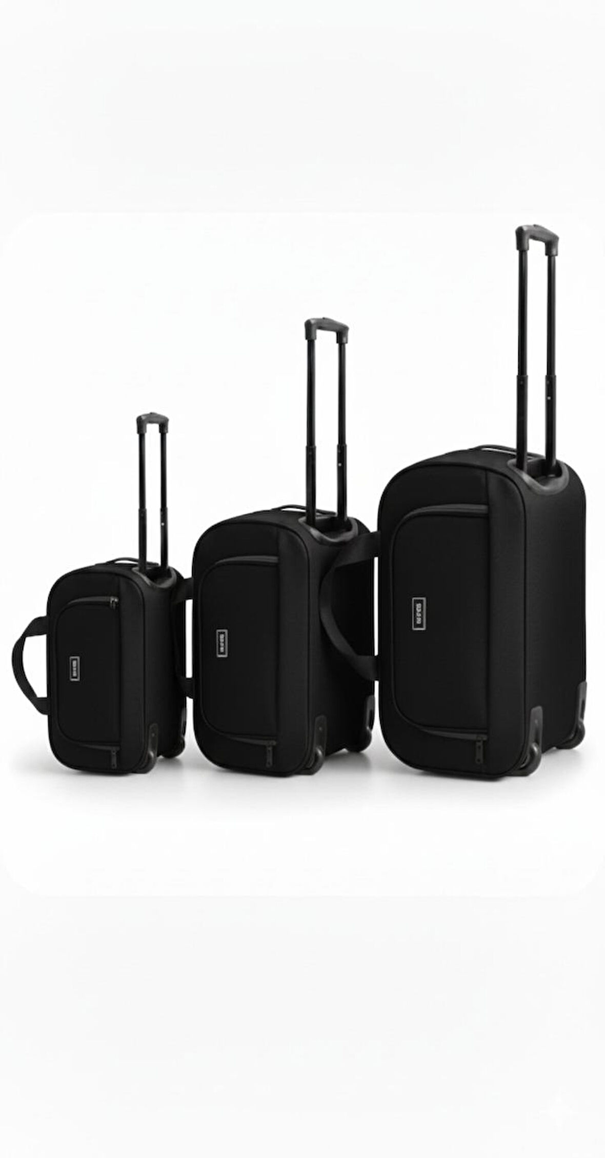 N K Kumaş Hostes & Pilot 3 LÜ Valiz Seti