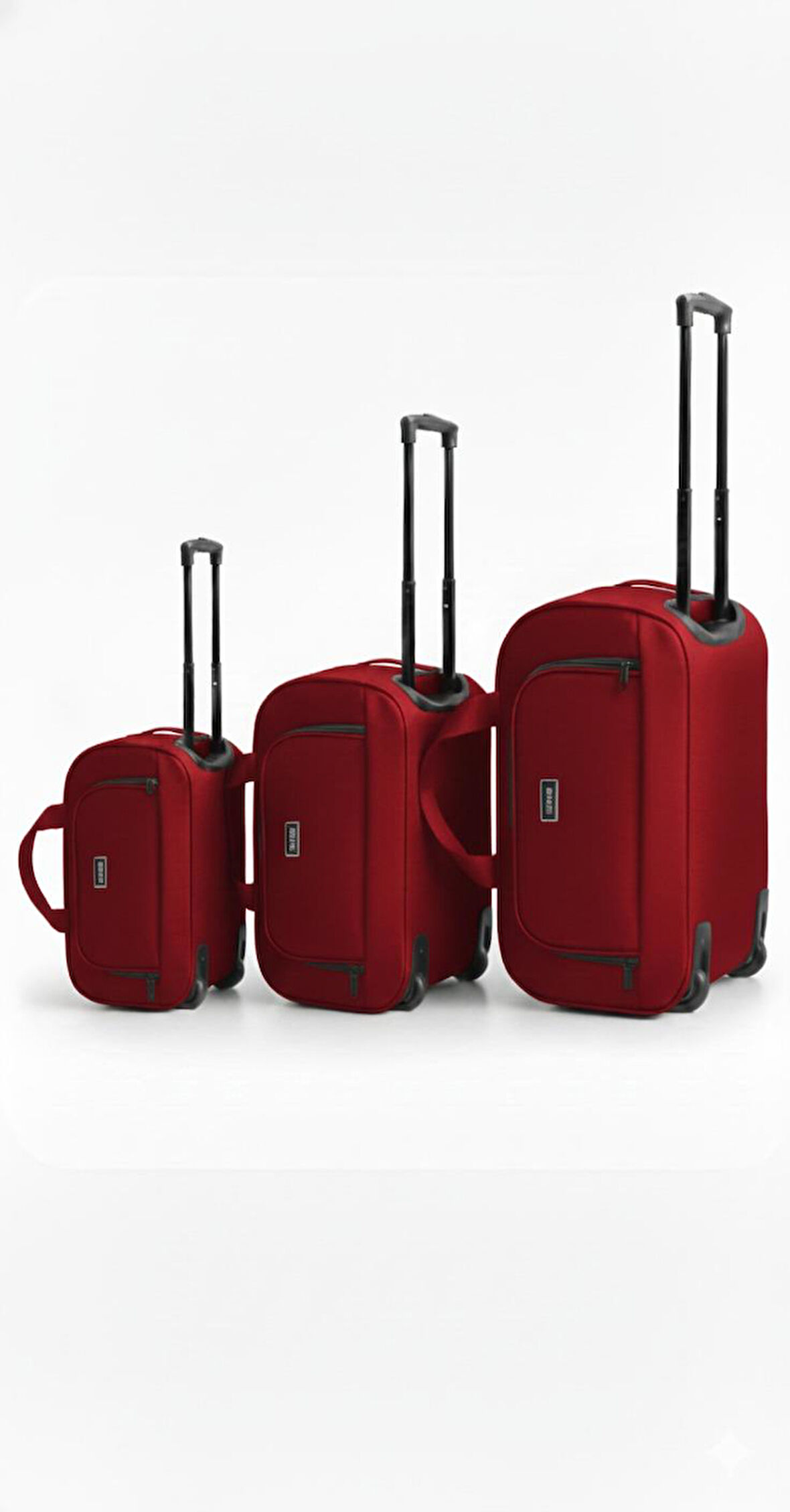 N K Kumaş Hostes & Pilot 3 LÜ Valiz Seti