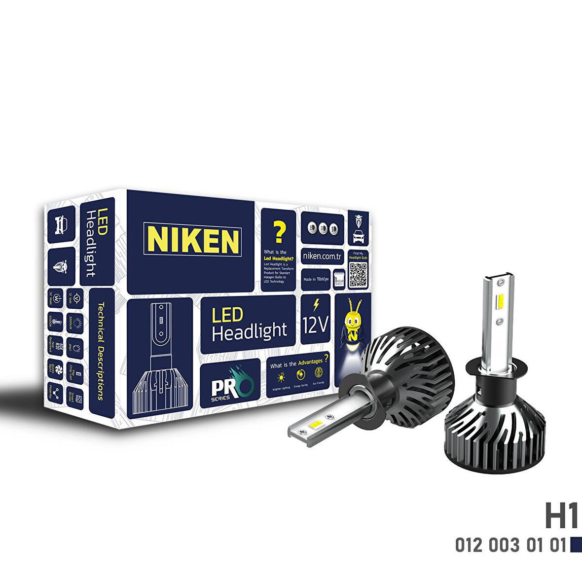 Niken Pro Serisi Led Xenon H1 Far Ampulü